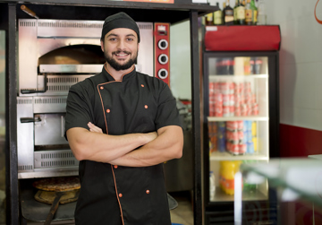 Syrische vluchtelingen aan het werk