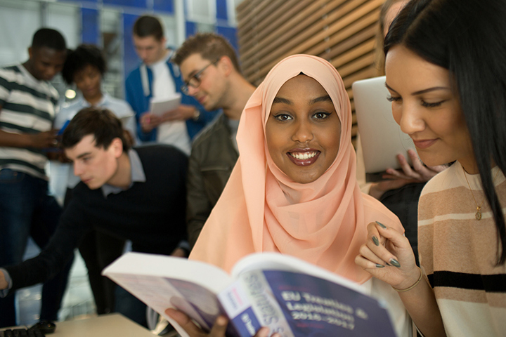 Studenten van de hbo-opleiding in HRM