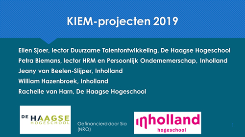 Presentatie KIEM-projecten 2019