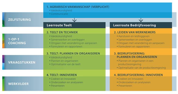 Brancheopleiding Glastuinbouw - overzicht leerroutes
