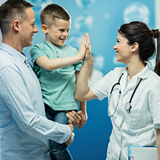 Een curve als Diagnostisch Referentie Niveau (DRN) voor X-abdomen bij kinderen