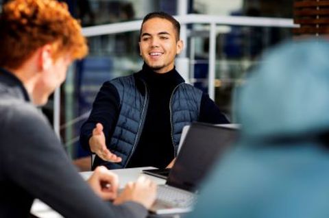 Student studeert opleidingsvorm voltijd bij Hogeschool Inholland