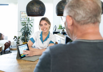 Professionals ondersteunen in blended revalidatiezorg