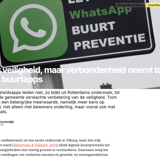 Niet veiligheid, maar verbondenheid neemt toe met buurtapps