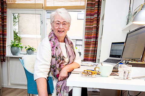 De werkplek van Francien