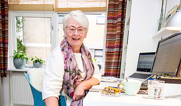 De werkplek van Francien