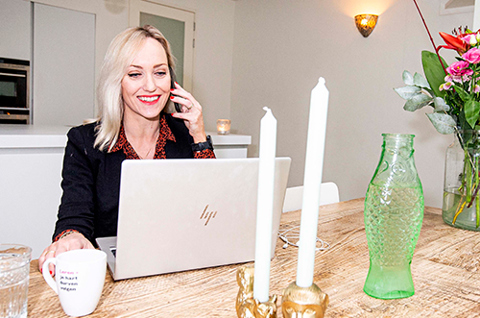 De werkplek van Stephanie