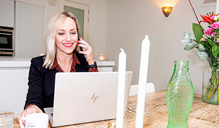 De werkplek van Stephanie