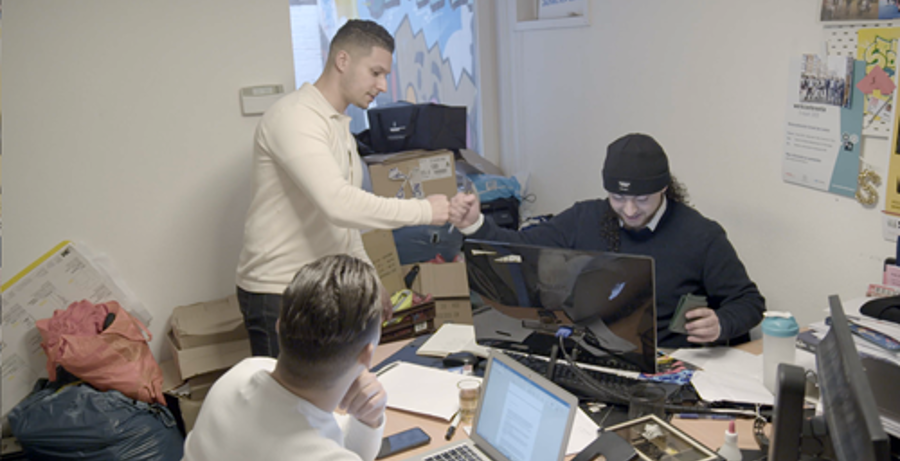 Déphanie, geïnterviewde student