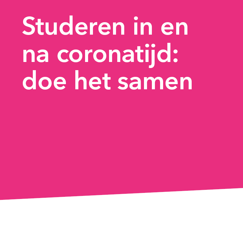 Studeren in coronatijd: doe het samen