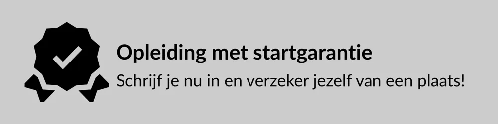 opleiding met startgarantie