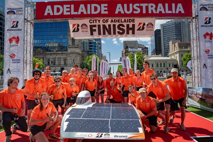 Brunel Solar Team Finish