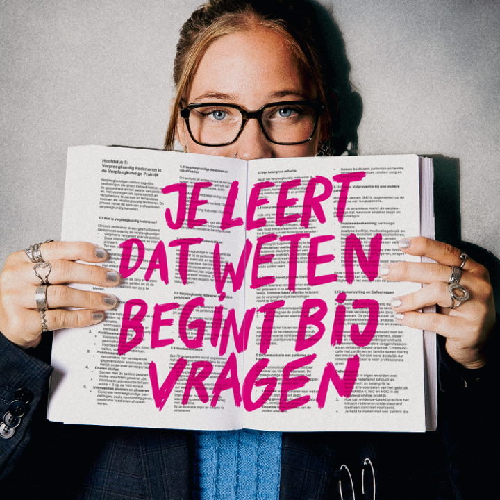 Student Hogeschool Inholland: je leert om vragen te stellen.